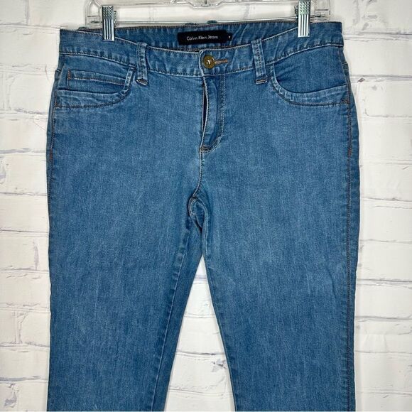 Calvin Klein cropped size 10 jeans - Picture 1 of 6